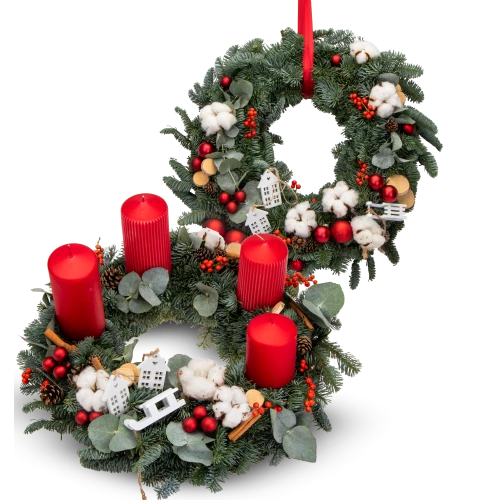 Vánoční set věnců